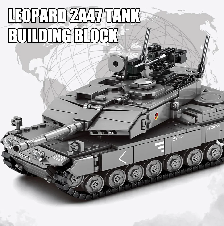 Military WW2 MBT Army Main Battle Tank Challenger Leopard
