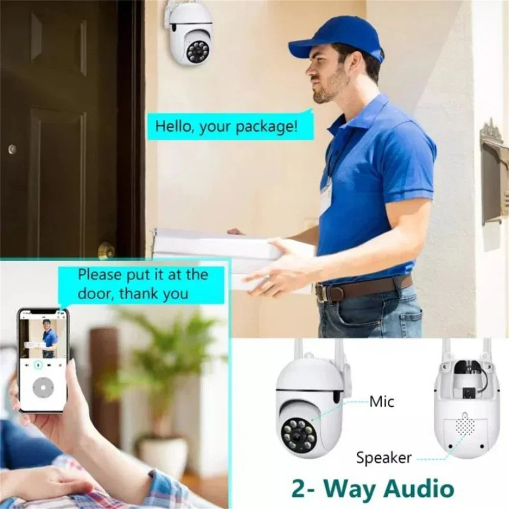 Wifi Surveillance Camera 8MP Wireless Security PTZ IP Camera HD Color