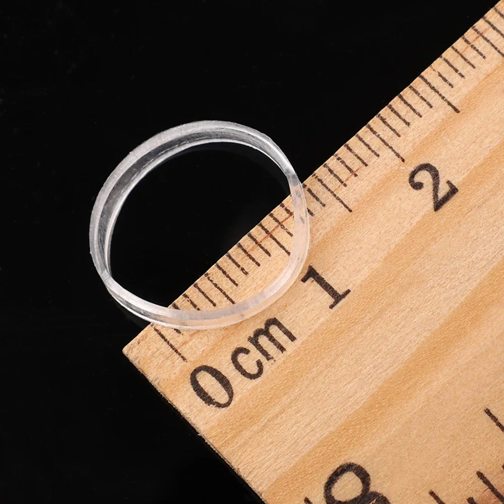 Clear Ponytail Ropes Rubber Bands Holder Elastic for Women