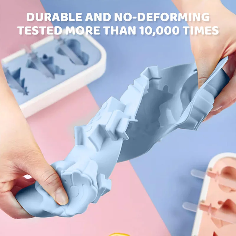 Popsicles Molds Kids Baby Cute Shapes