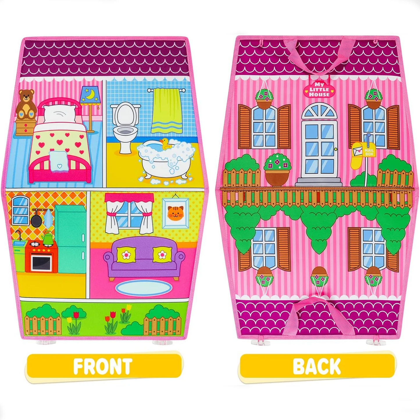 Toddler Dress Up House Busy Board Felt Story Books