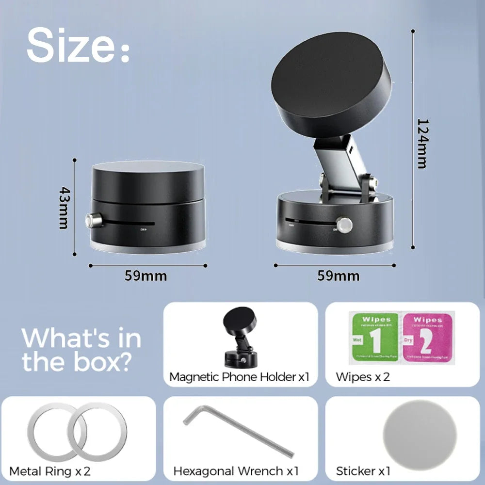 Ultra Magnetic Phone Holder Foldable Car Phone Mount