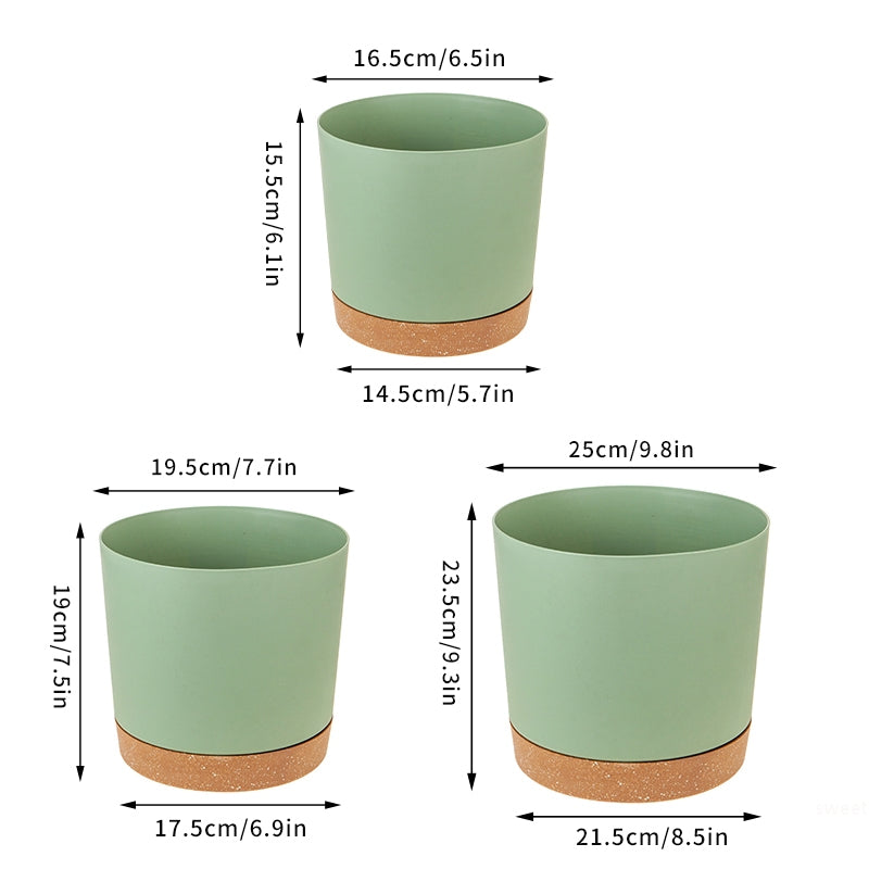 Plant Pot Circular Large Flowerpot Plastic