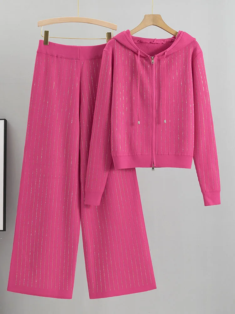 Korean Chic Knitted 2 Piece Sets Women