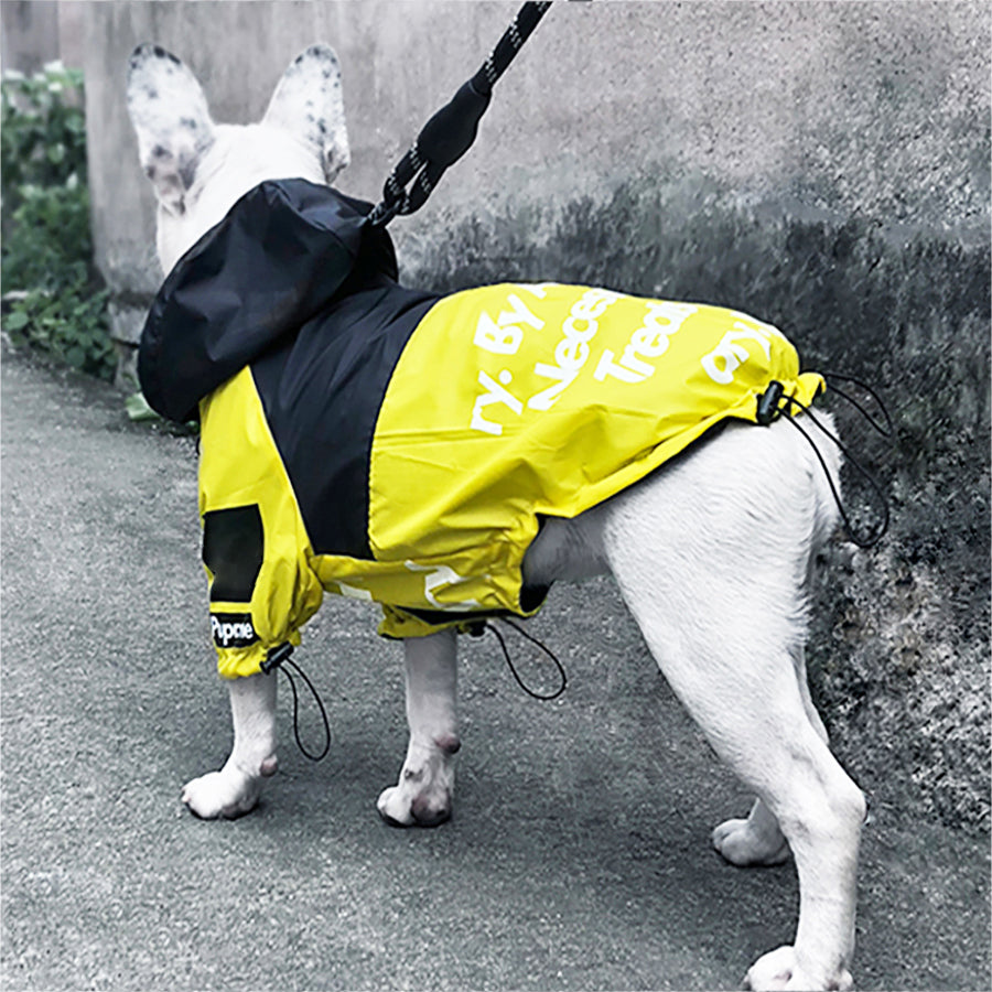 Pet Dog Waterproof Coat The Dog Face Pet Clothes Outdoor Jacket