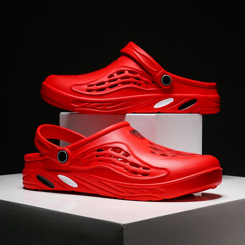 Men Sandals Summer Clogs EVA Garden Slippers Hole Shoes