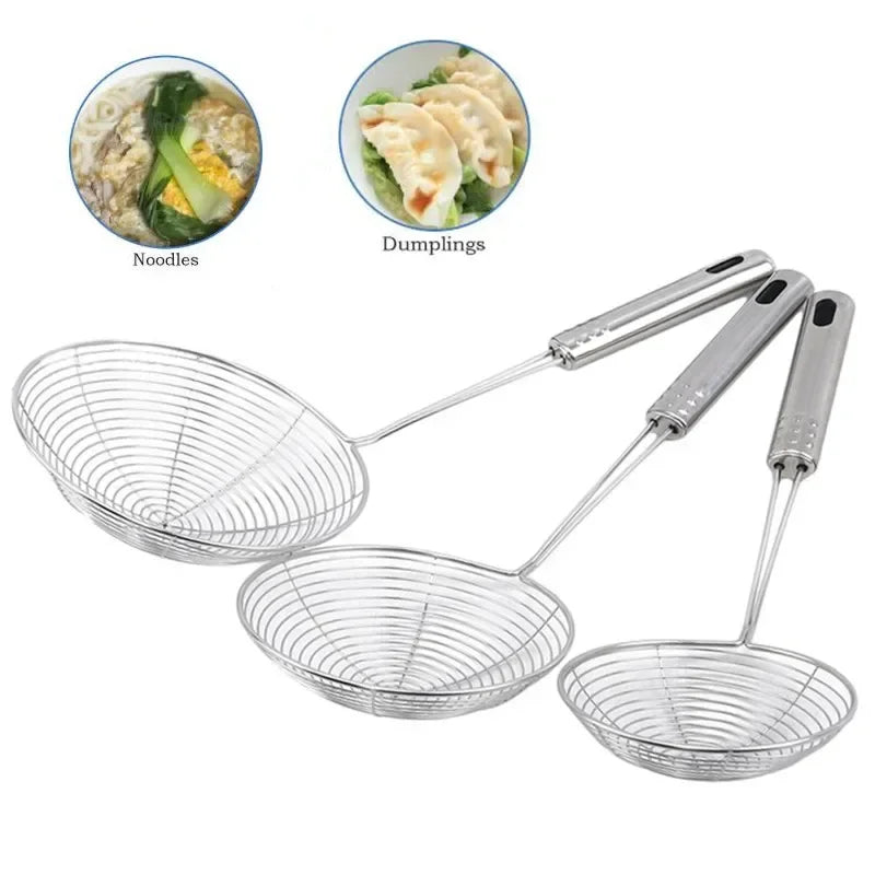 Stainless Steel Frying Strainer French Fries Frying Spoon