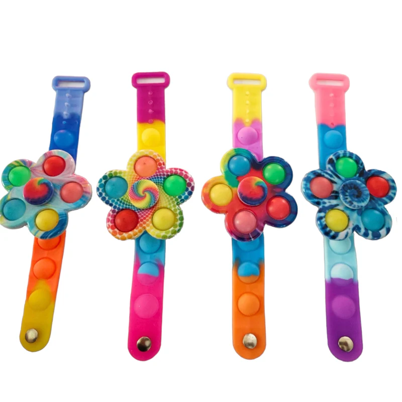 5/PCS Luminous Bracelet Sensory Toys Stress Relief Spinner Fidget Toys