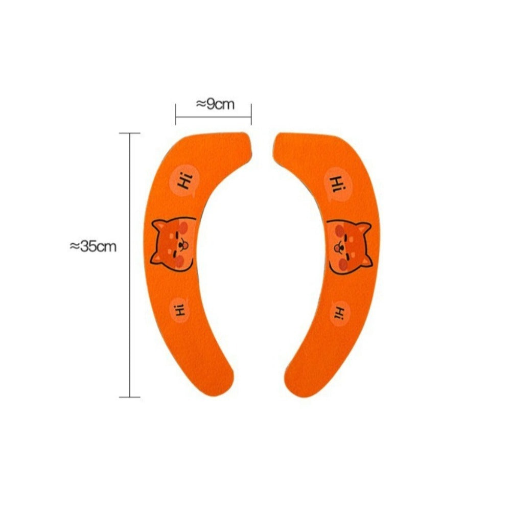 Cartoon Printed Toilet Sticker Universal Toilet Seat Cover