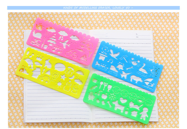 Cartoon Children Speed Hua Chi Drawing Template