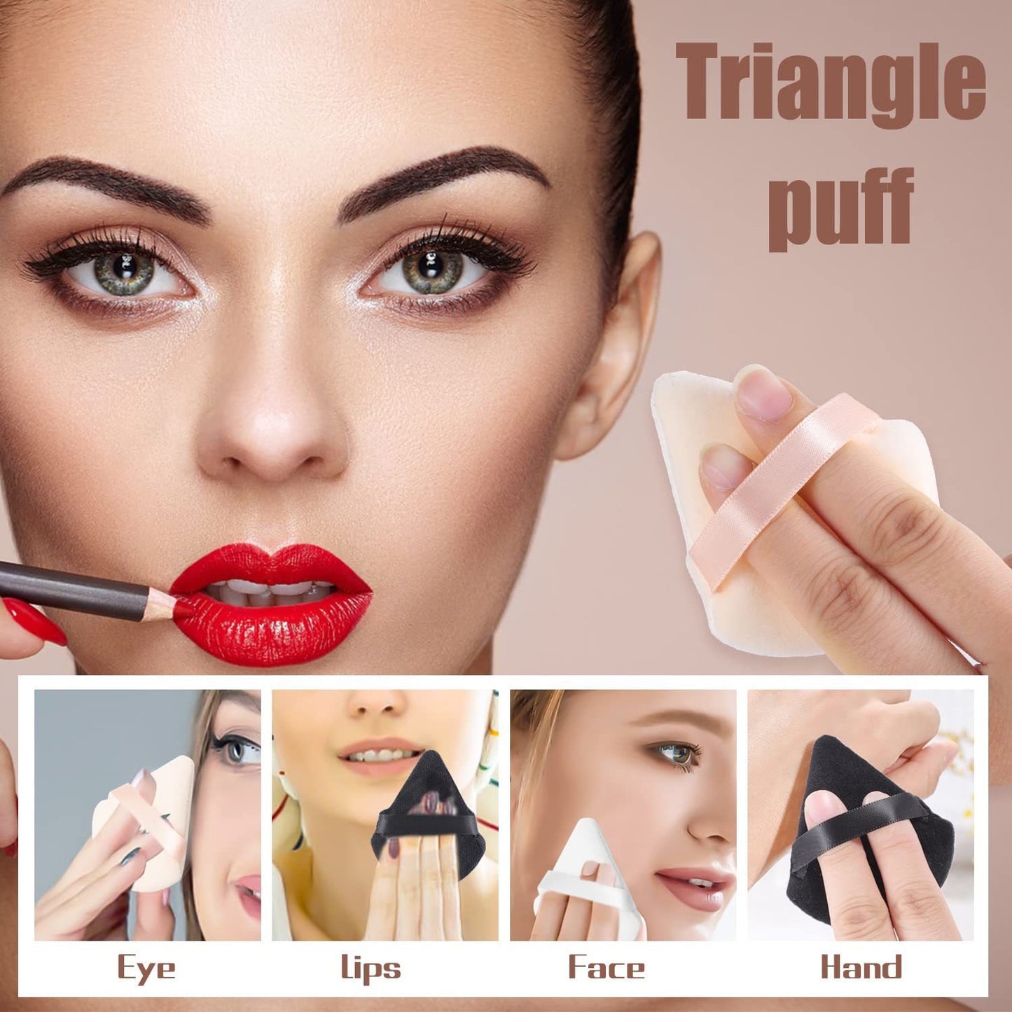 Powder Puff Face Makeup Sponge Cosmetics