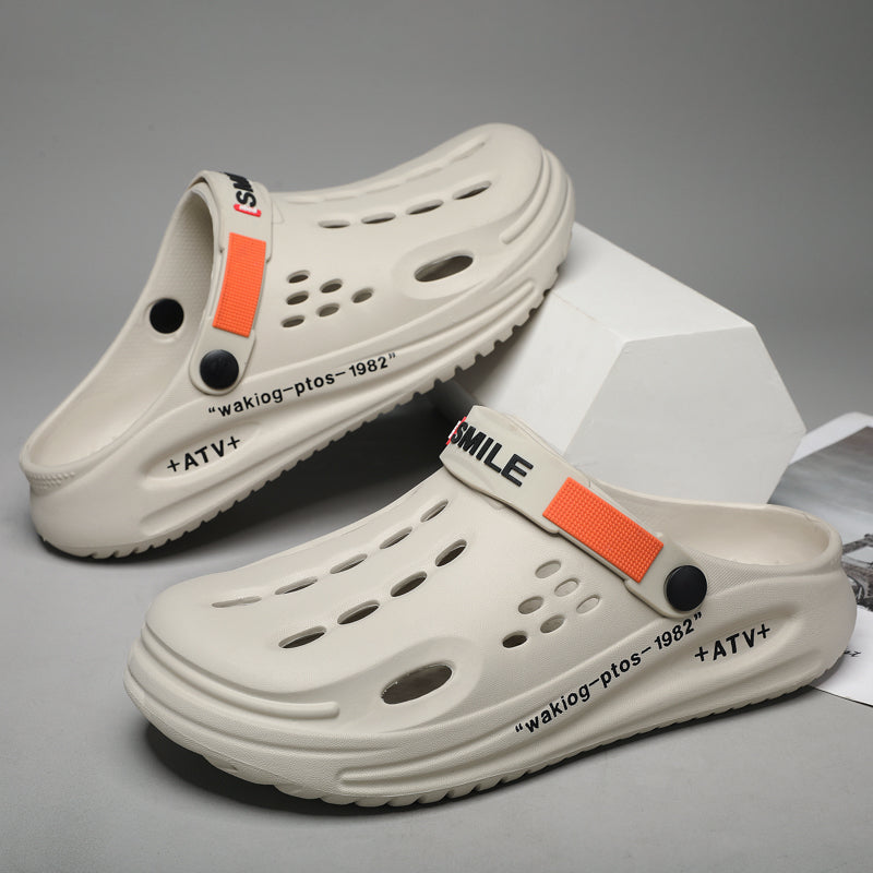 Classic Summer Clogs Men Slippers Breathable Garden Shoes