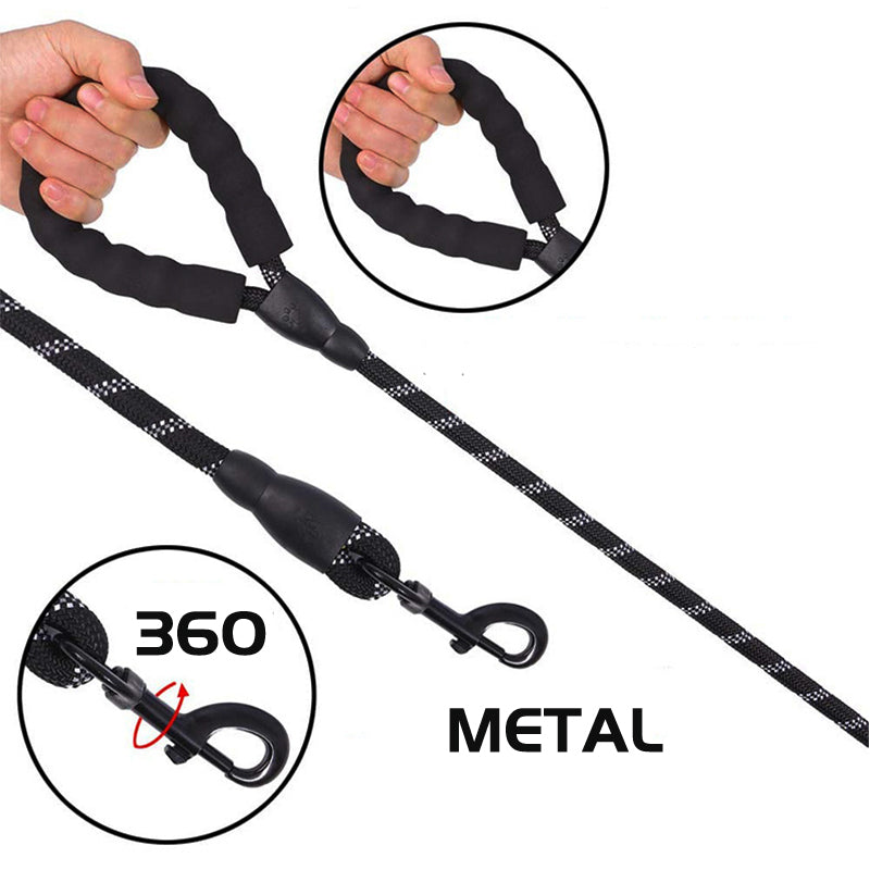 Strong Leashes for Dogs Soft Handle Dog Leash Reinforced