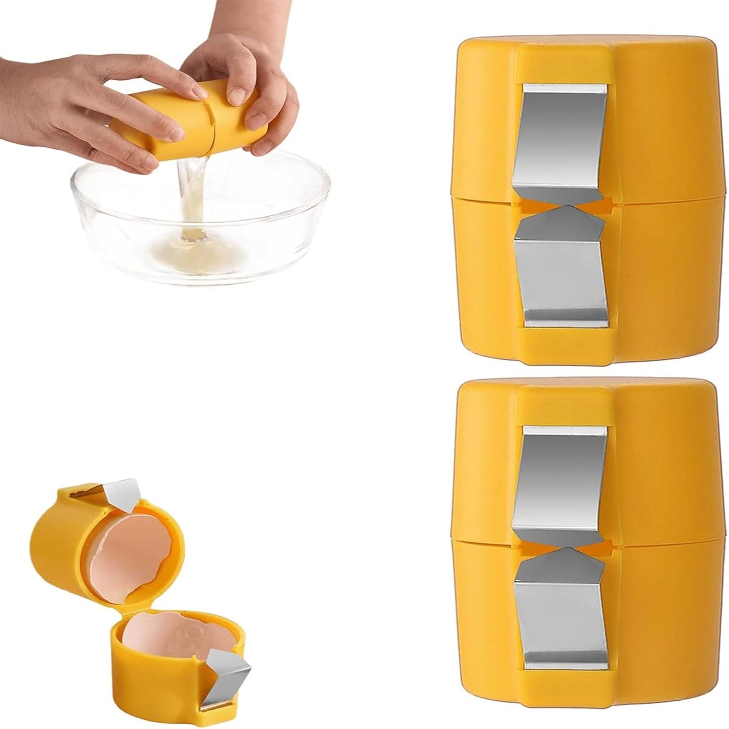 Multifunctional Egg Shell Opener Handheld Egg Cracker