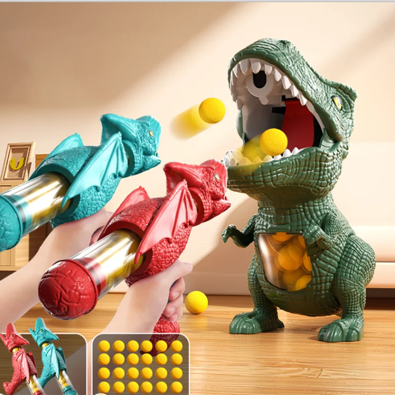 Dinosaur Shooting Tyrannosaurus Rex Ball Soft Bullet Gun