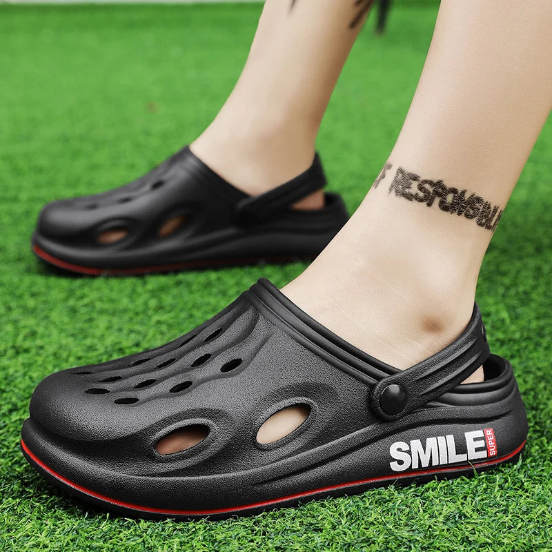 Men Trend Clogs Sandals Slippers Fashion Men's Summer