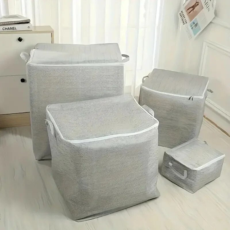 1pc Household Large Capacity Storage Bag Non-woven Material