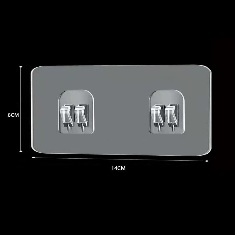 Waterproof Strong Adhesive 2PCS Hook Shelf Sticker