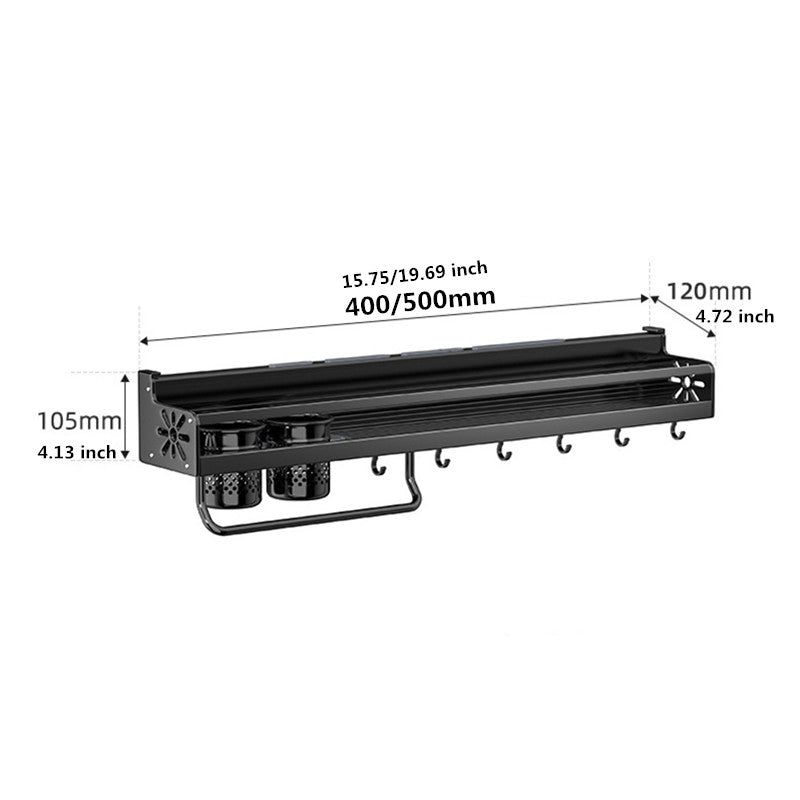 Kitchen Organizer Shelf Wall-mounted Spice Storage Rack