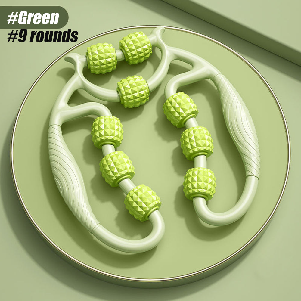 Newest 20 Wheel Annular Leg Clamp Massager Anti-cellulite Massager Body