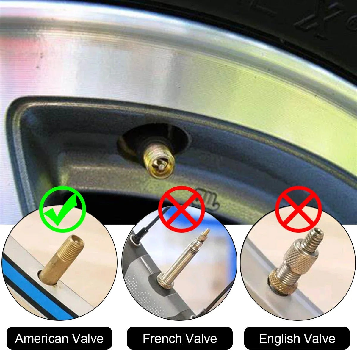 Car Bicycle Slotted Handle Tire Valve Stem Core Remover Screwdriver