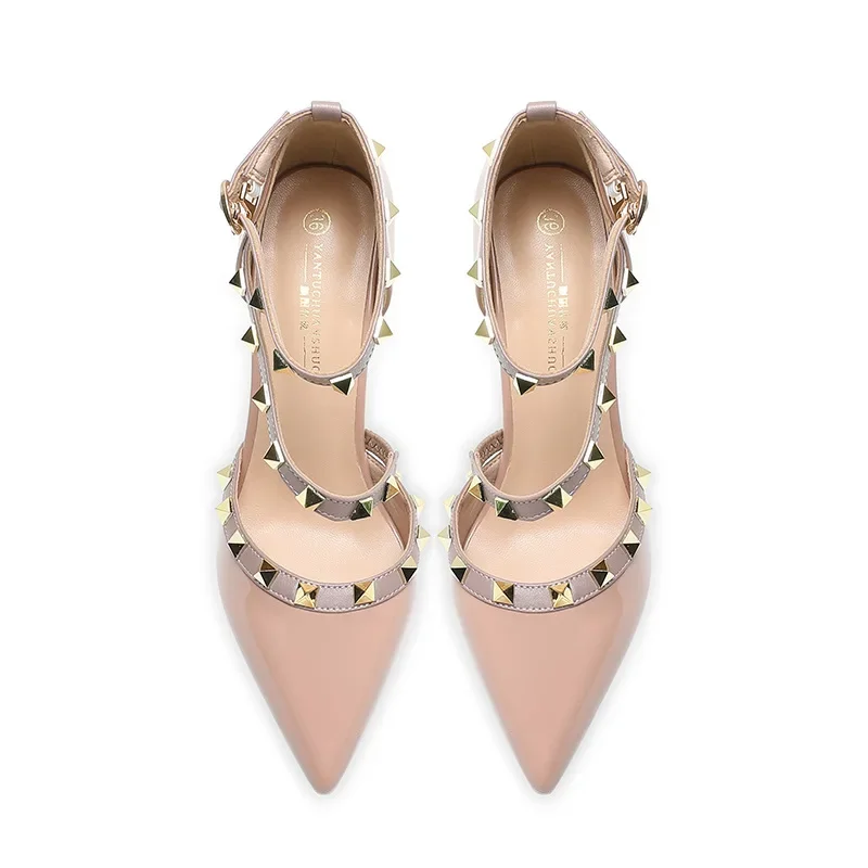 Women 12cm High Heels 2.5cm Platform Red Bottom Shoes