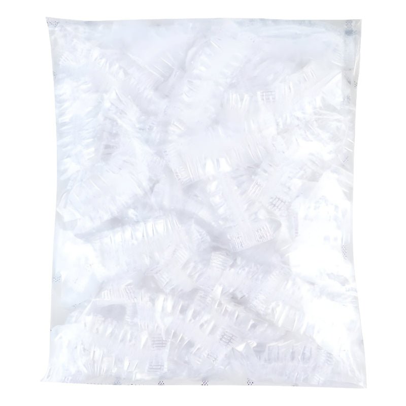 100PCS Disposable Hair Earmuff Dye Transparent