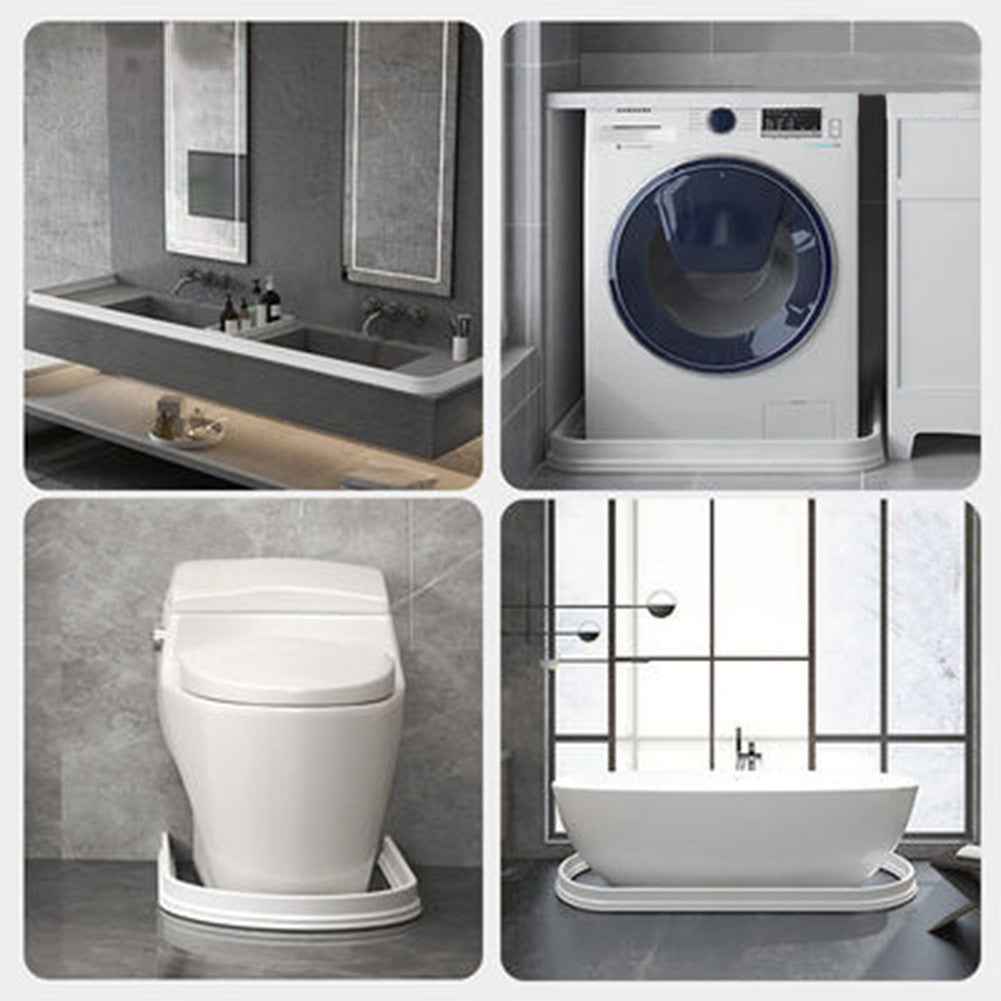 Rubber Silicone Shower Barrier Water Stopper