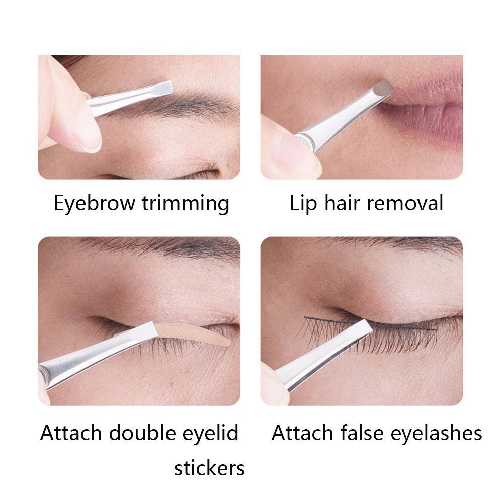 Professional Stainless Steel Eyebrow Tweezer Hair