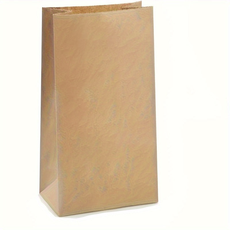 10pcs, 4lb 5x2.95x9.45 Inches Kraft Paper Bags, Snack Bags