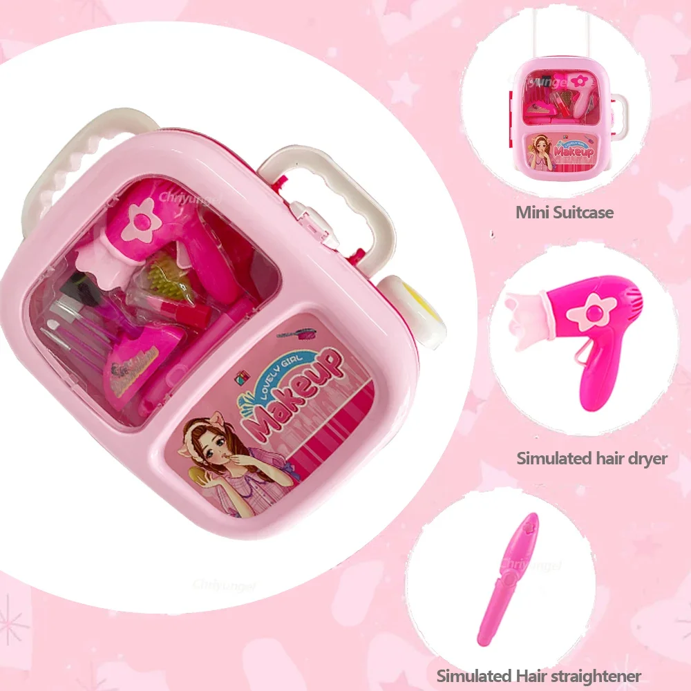 Kids Makeup Set for Girls Mini Pretend Play Set