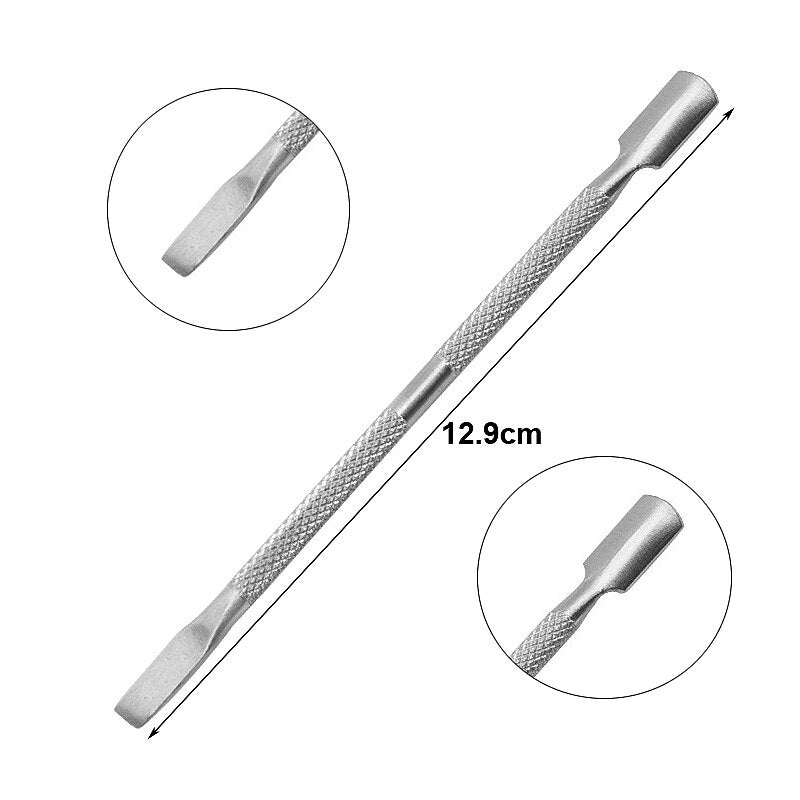 Double-ended Stainless Steel Cuticle Pusher Dead Skin