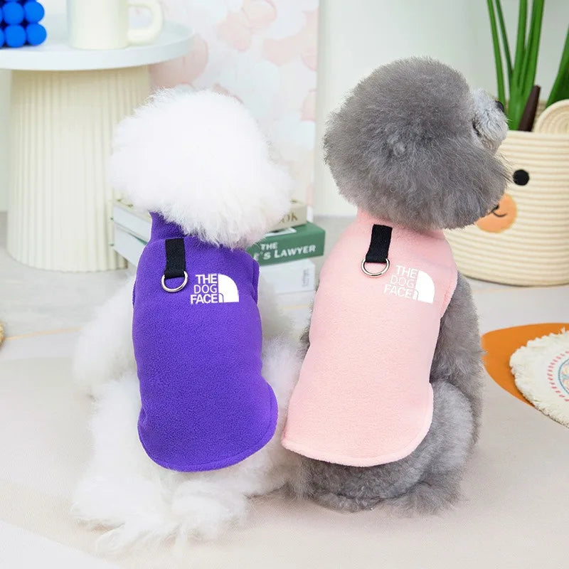 Pet Dog Clothes Autumn Winter Coat Fleece Warm Sweater