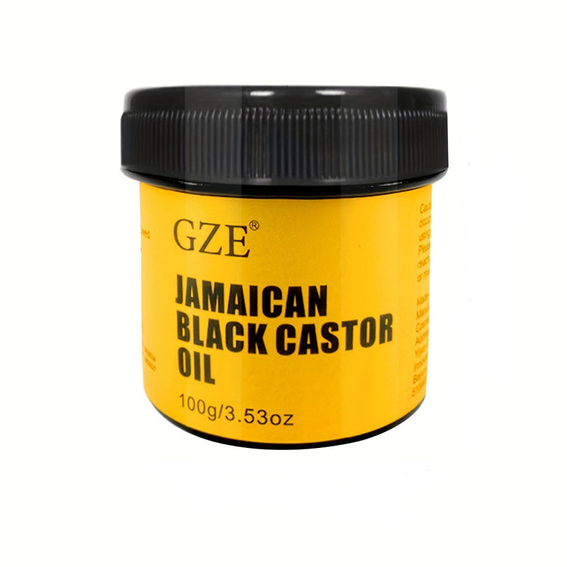 GZE JAMAICAN Black Castor Oil Pure Cold-Pressed for Hair Growth