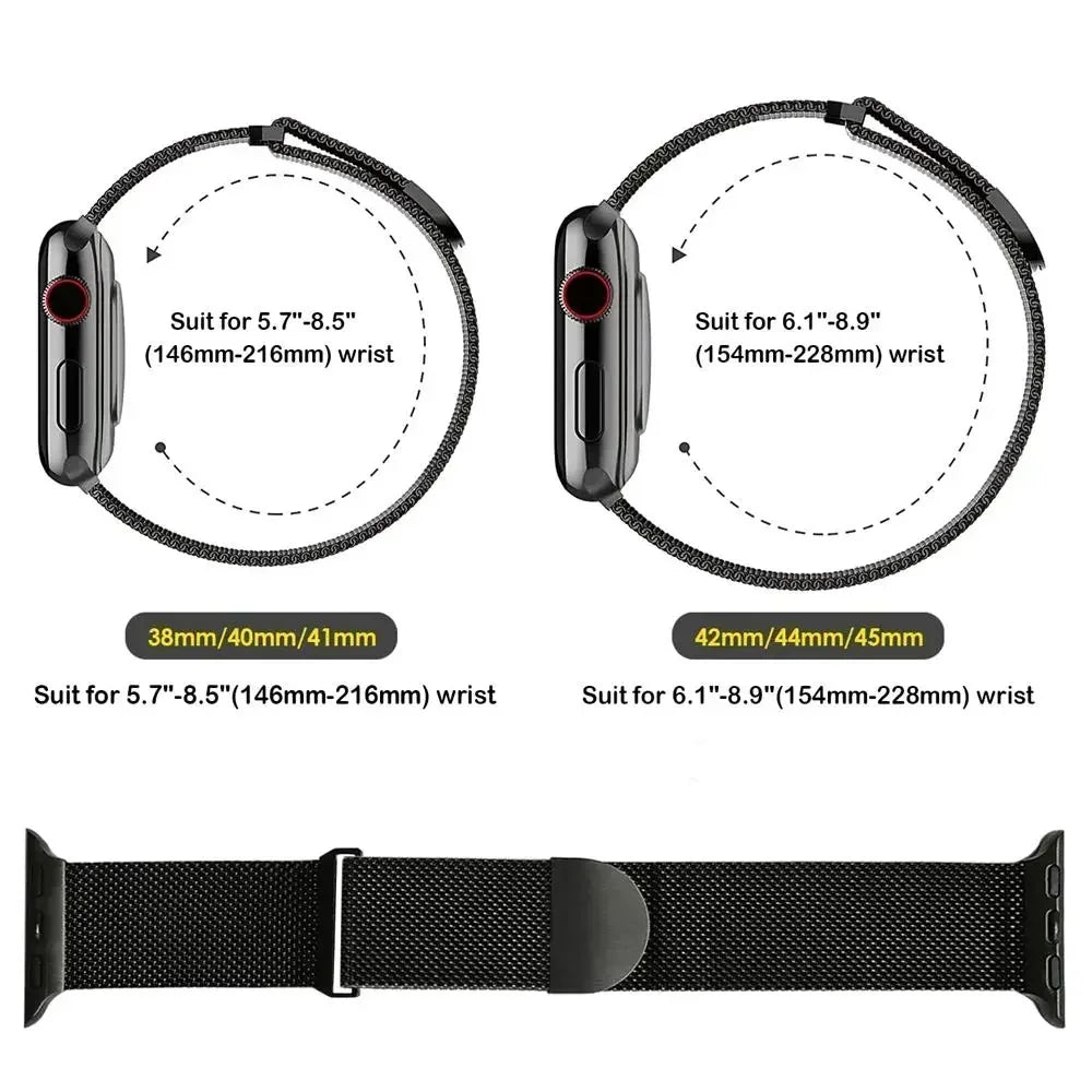 Magnetic Loop Strap For Apple watch Band 44mm