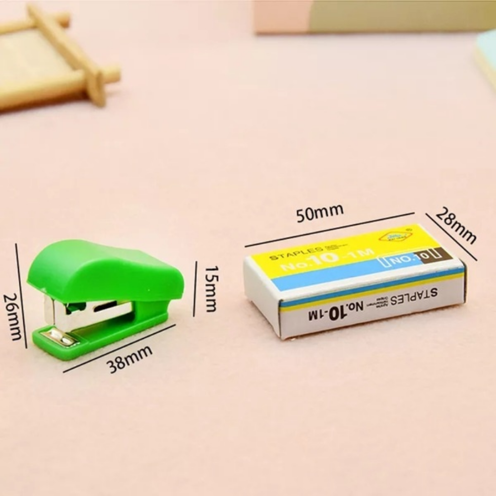 1Pc Mini Stapler Set Portable Small
