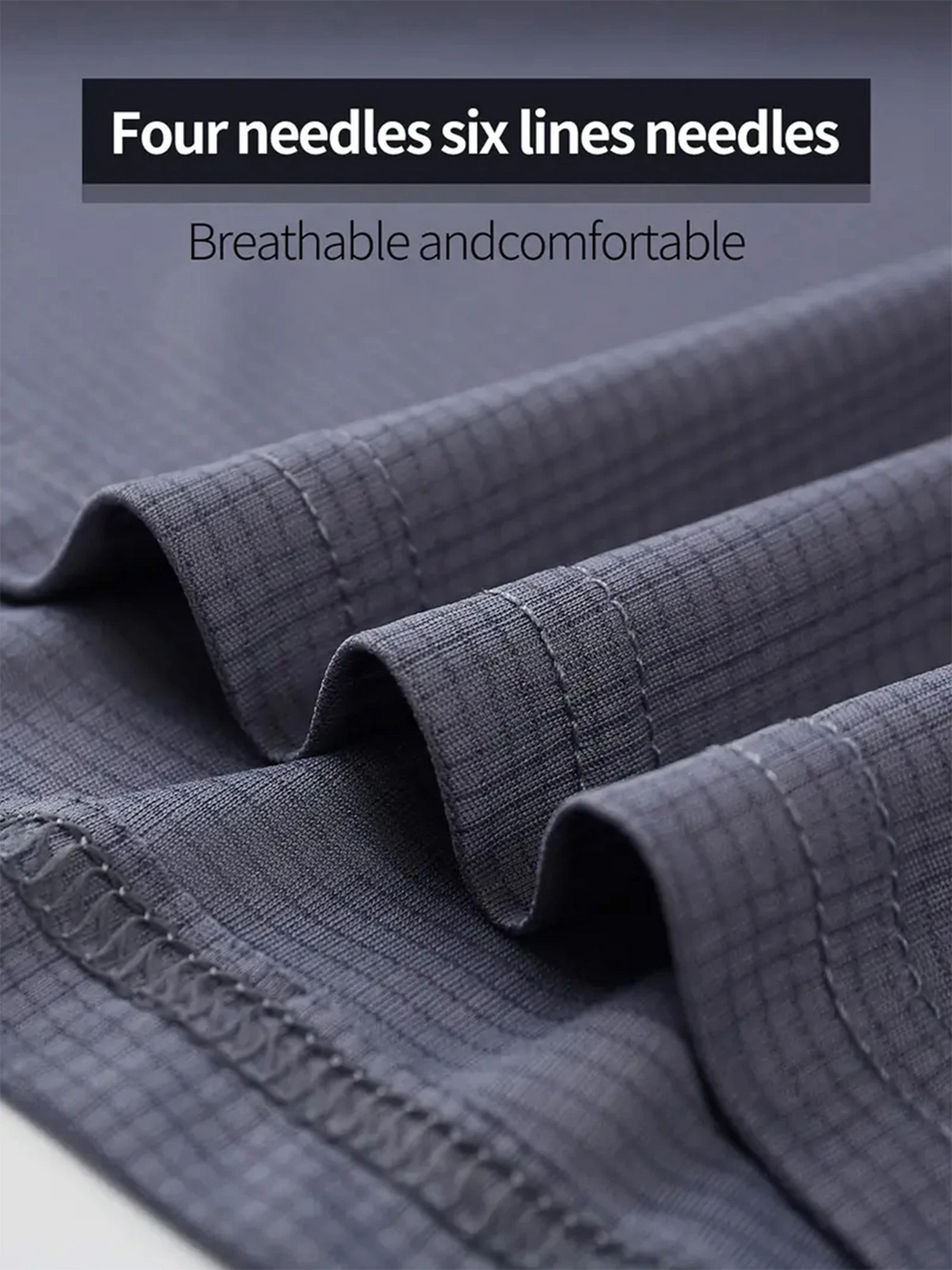 Crew T-Shirt 7Pcs Gray Ultralight Men Quick Dry