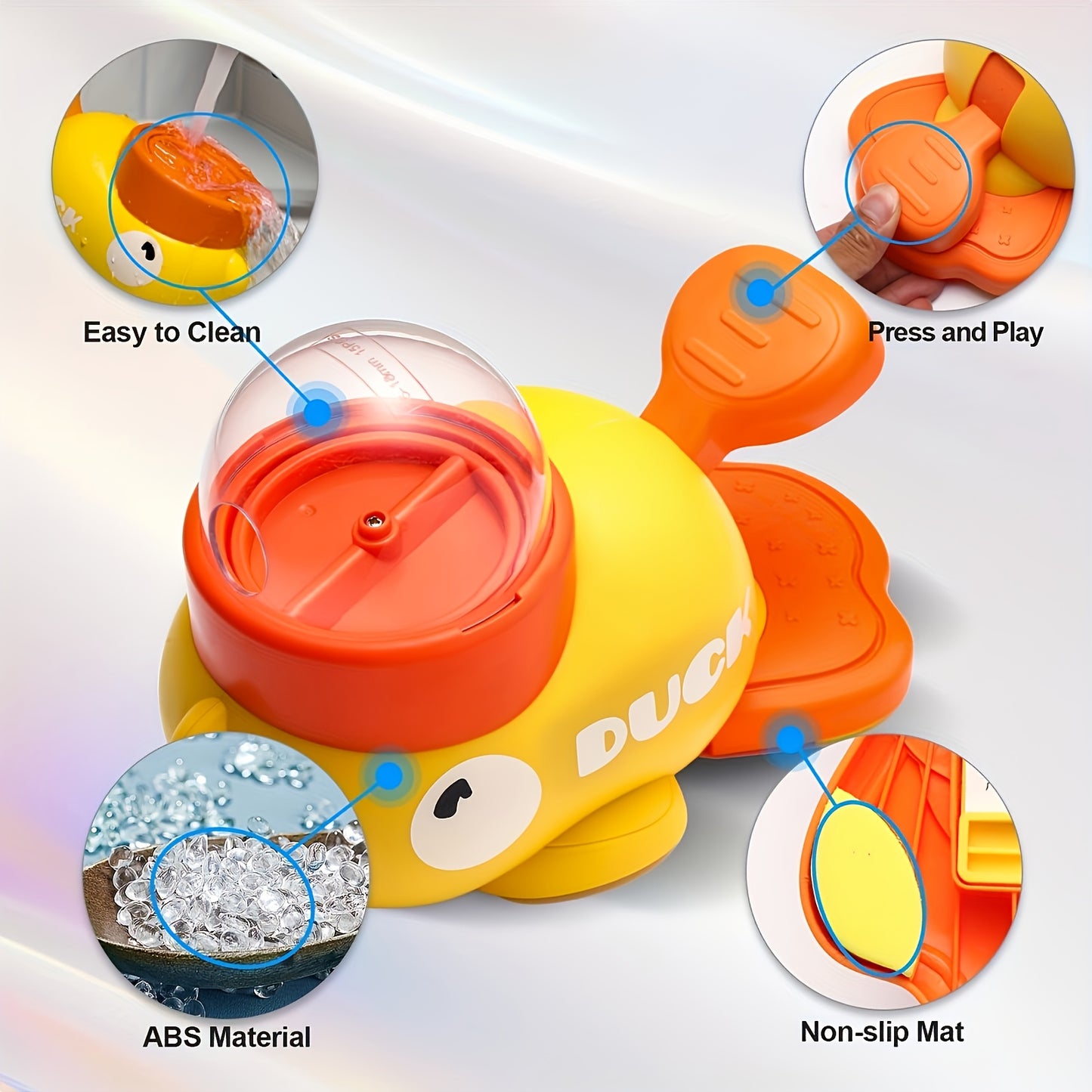 Pet Automatic Feeder, Treat Dispenser & Interactive Toy - Cartoon Duck