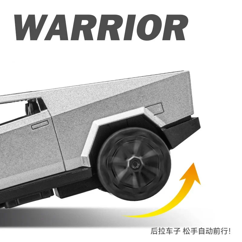 1:36 Tesla Cybertruck Alloy Car Model Diecasts Vehicles Toy