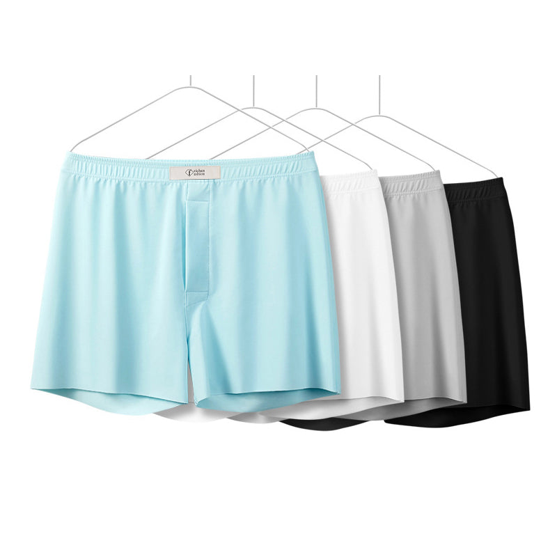 Men's Ice Silk Beach Pants Soft, Comfortable, Breathable, Multifunctional Men's Shorts
