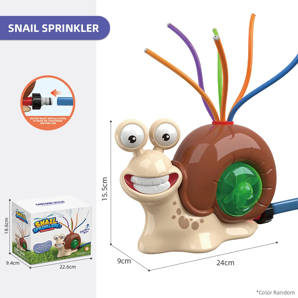 Cartoon Snail Water Sprinkler Outdoor
