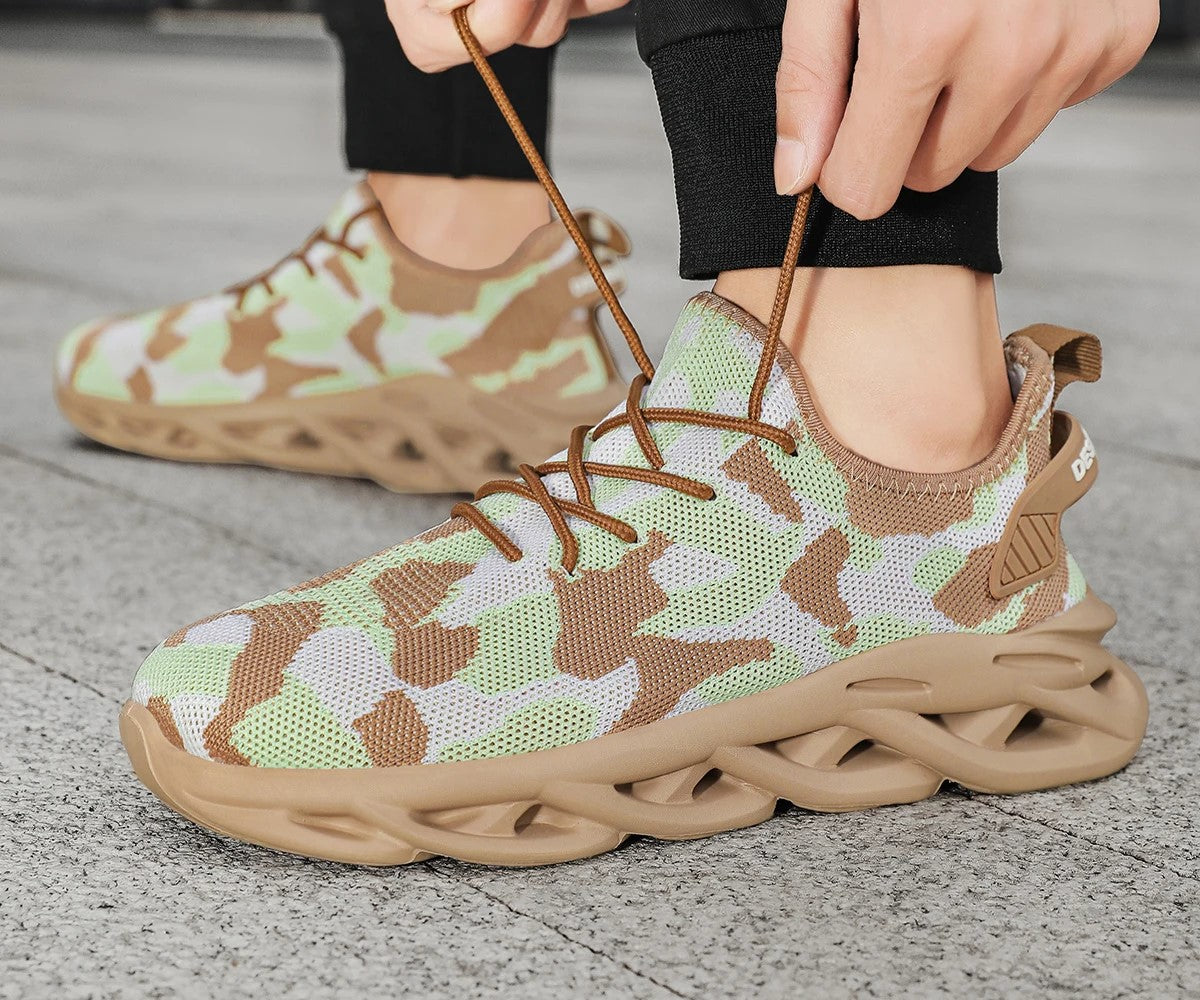 Casual Sports Shoes Lightweight Comfortable Thick Sole Running Shoes