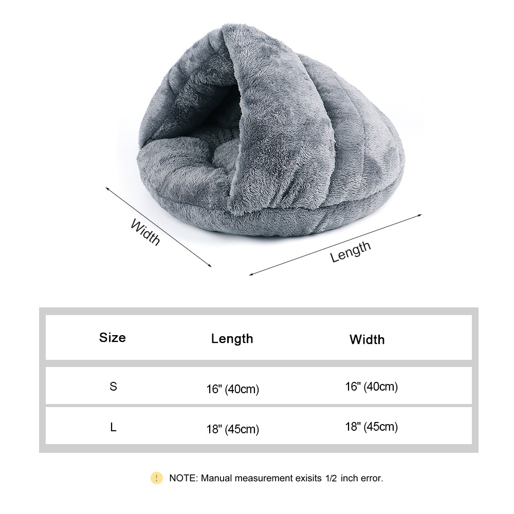 Warm Fleece Cat Bed Soft Kitten Nest Kennel For Small Dogs Cats