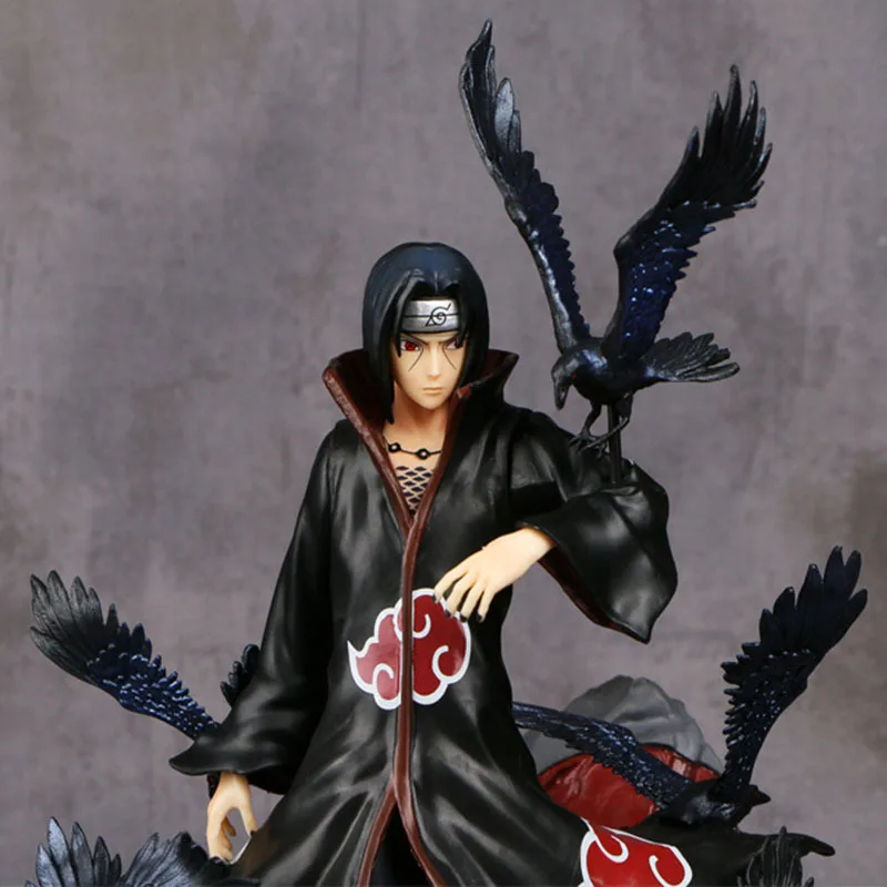 28cm Popular Naruto Anime Model Uchiha Itachi Statue Toy