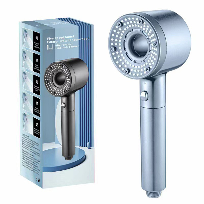 Shower Head High Pressure Showerhead Portable Filter Rainfall