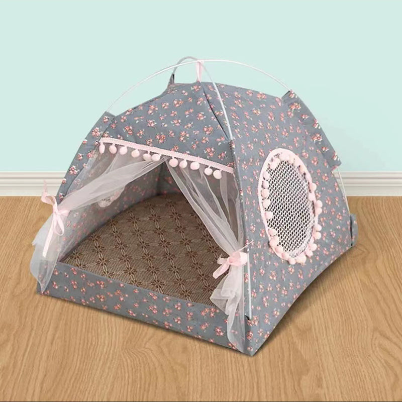 Cat Broken Flower Tent Semi Enclosed Internet Celebrity Tent Nest