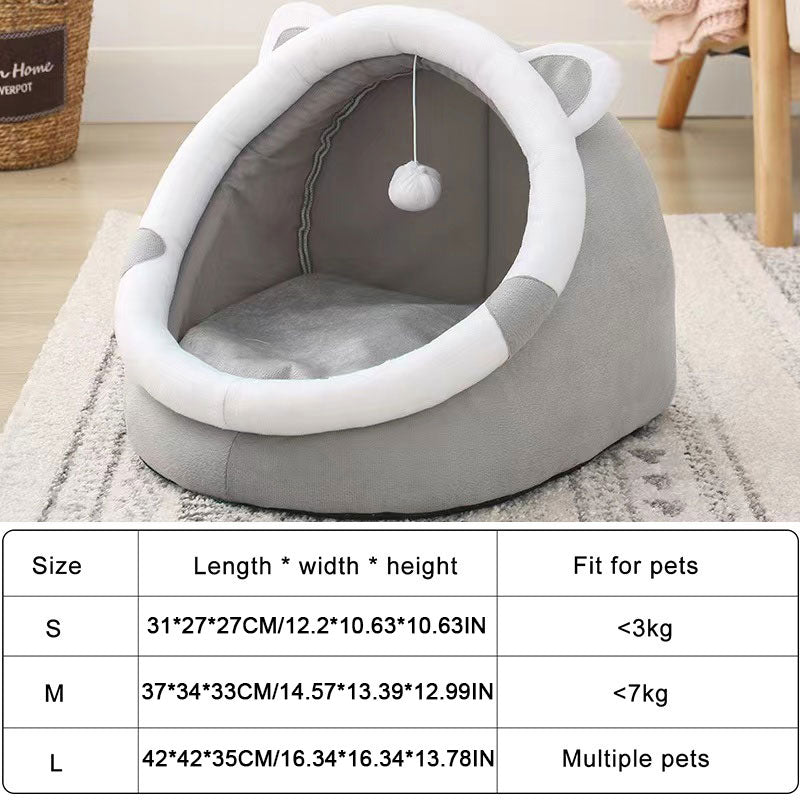 Cute Cat Bed for Indoor Small and Large Cats Dog