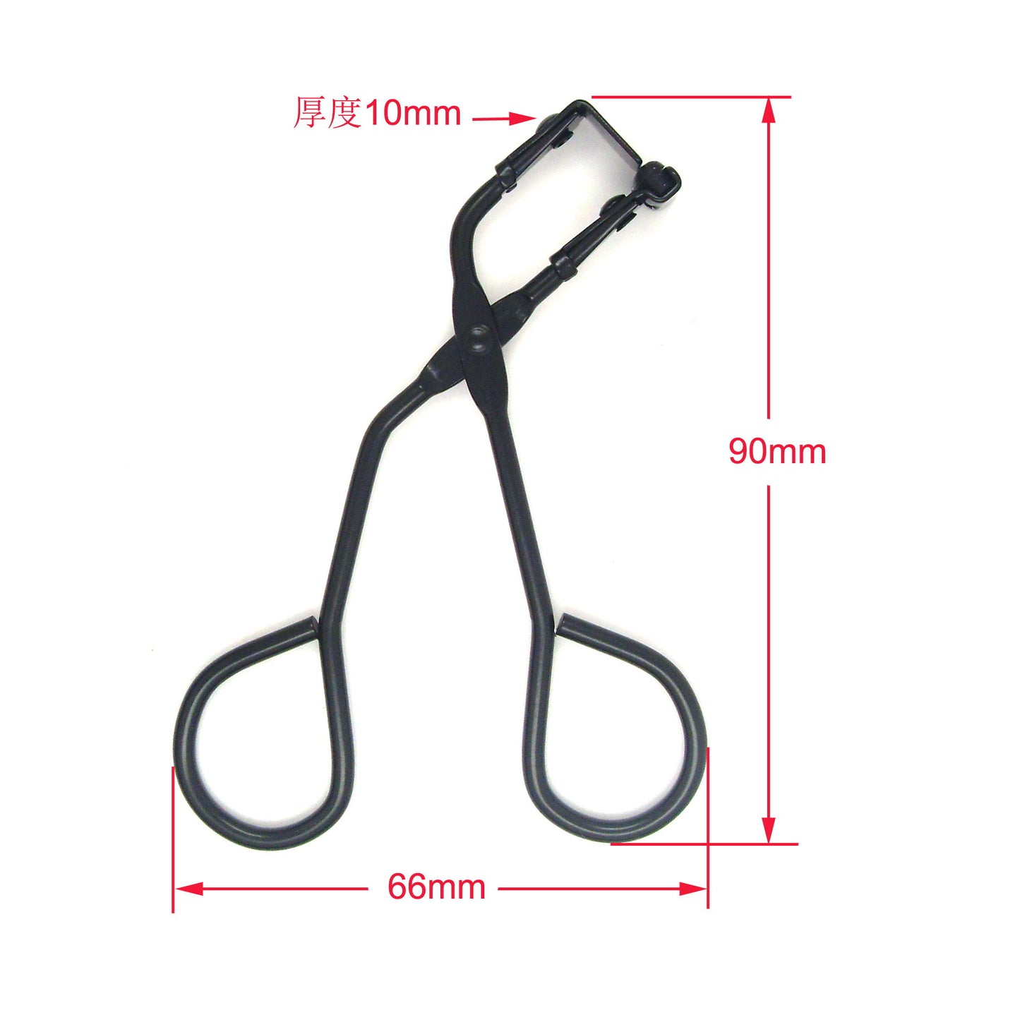 Stainless Steel Eyelash Curler Makeup Tool Mini Details Part of Eye Lash