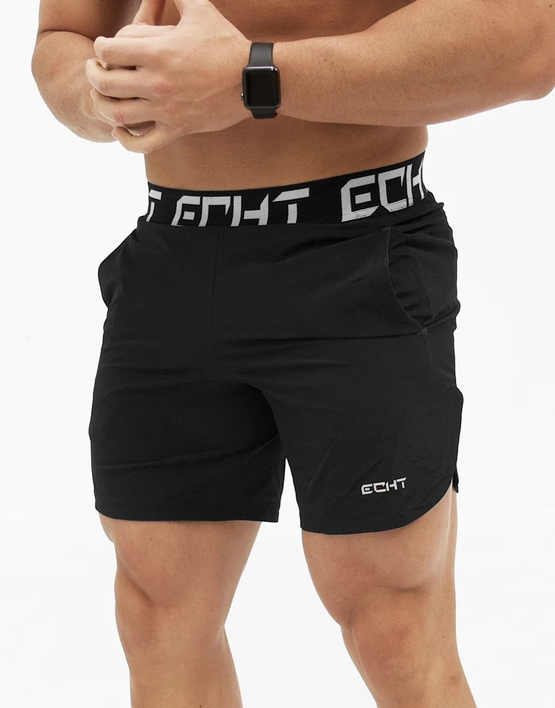 New Men Fitness Bodybuilding Shorts Man Summer Gyms Workout