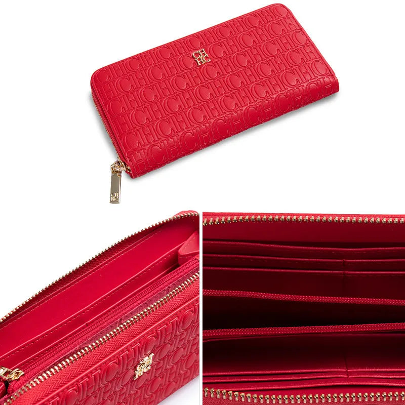 Women's Solid Colour Long Wallet